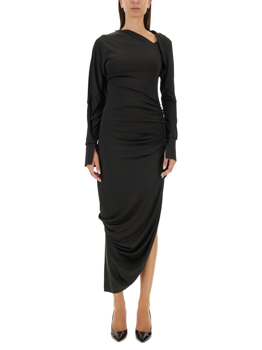 JERSEY MIDI DRESS - 1