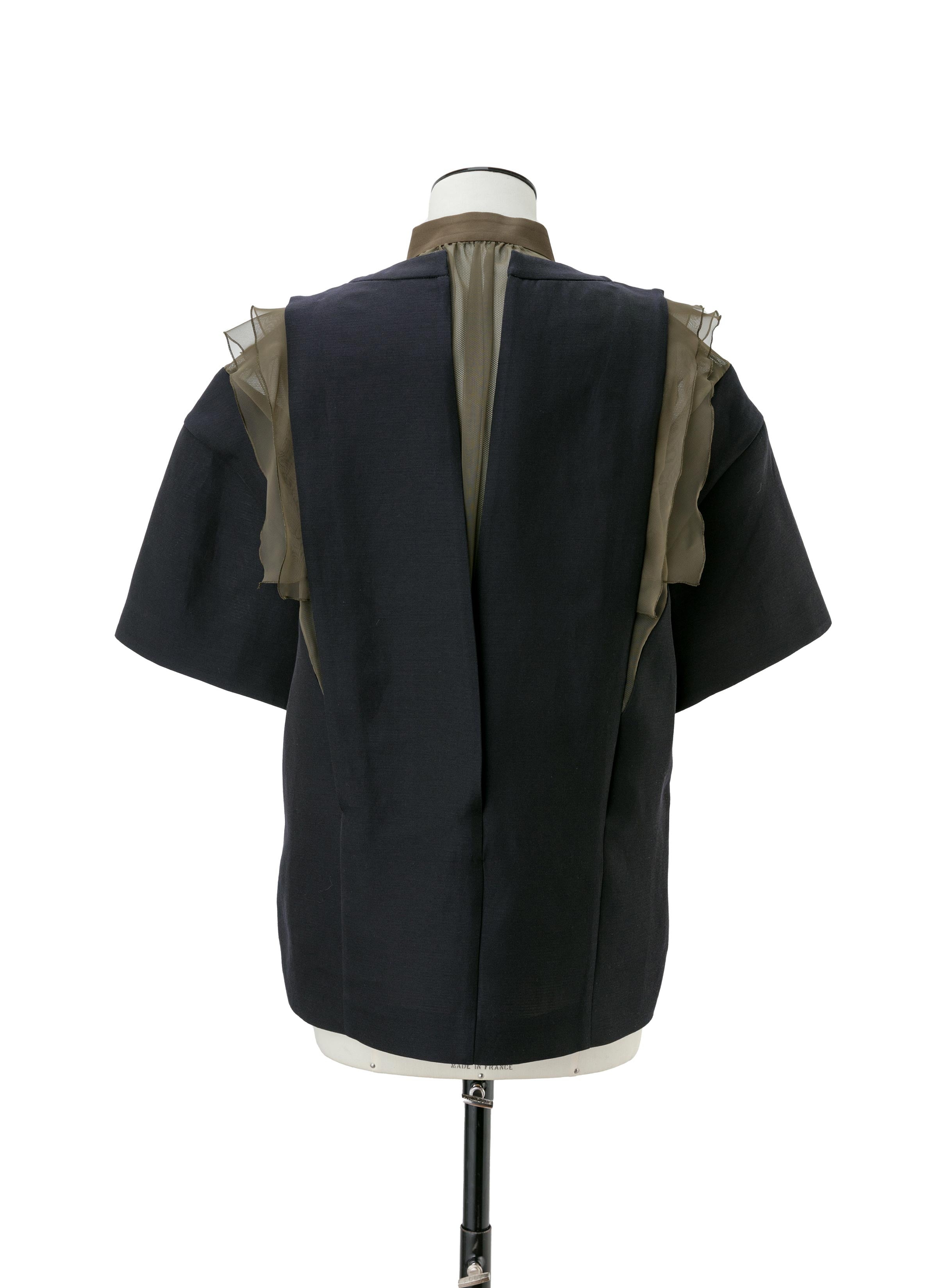 Double-Faced Silk Cotton Pullover - 3