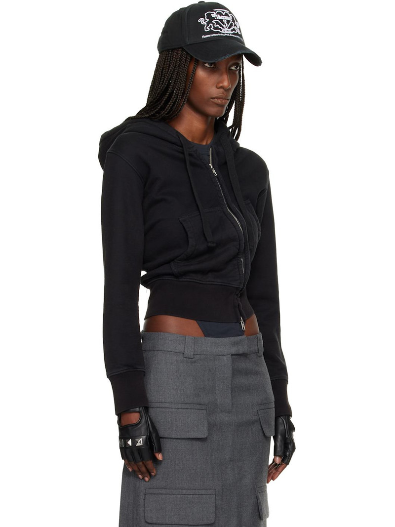 Black Twisted Hoodie 2