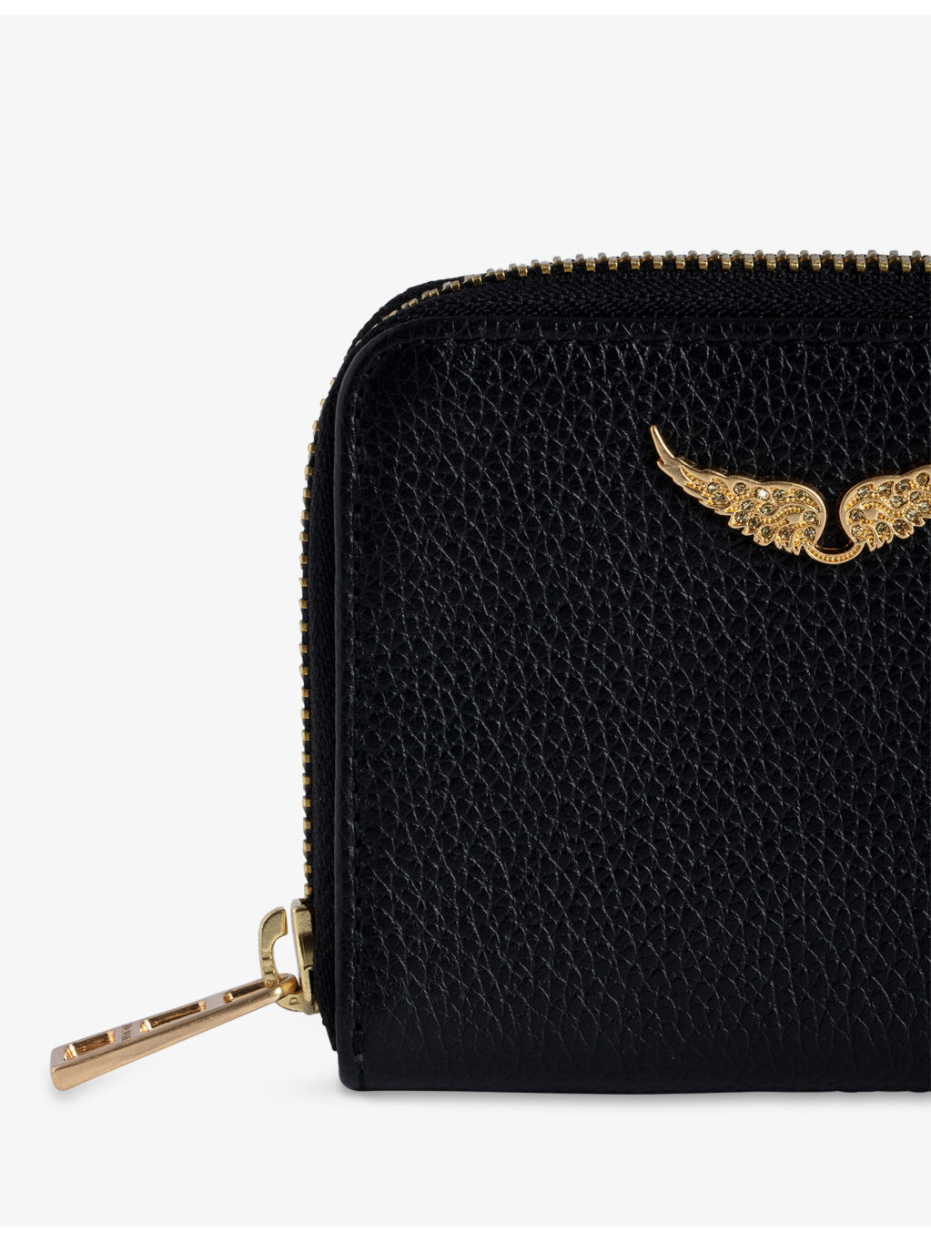 ZV mini logo-plaque leather coin purse - 2