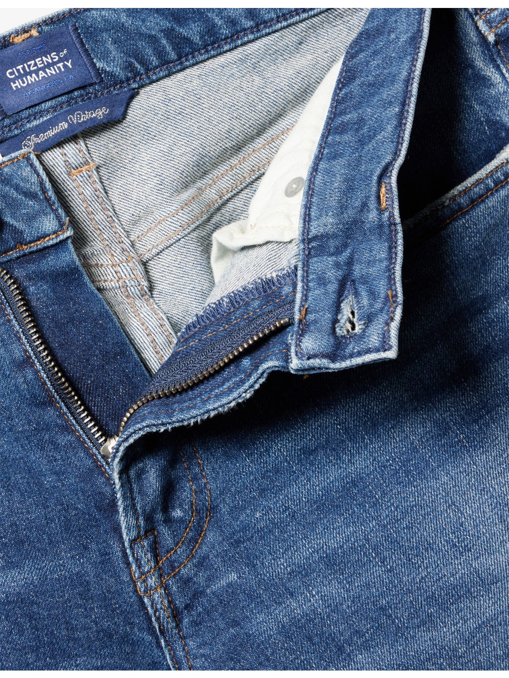 London tapered-leg slim-fit stretch-denim jeans - 6