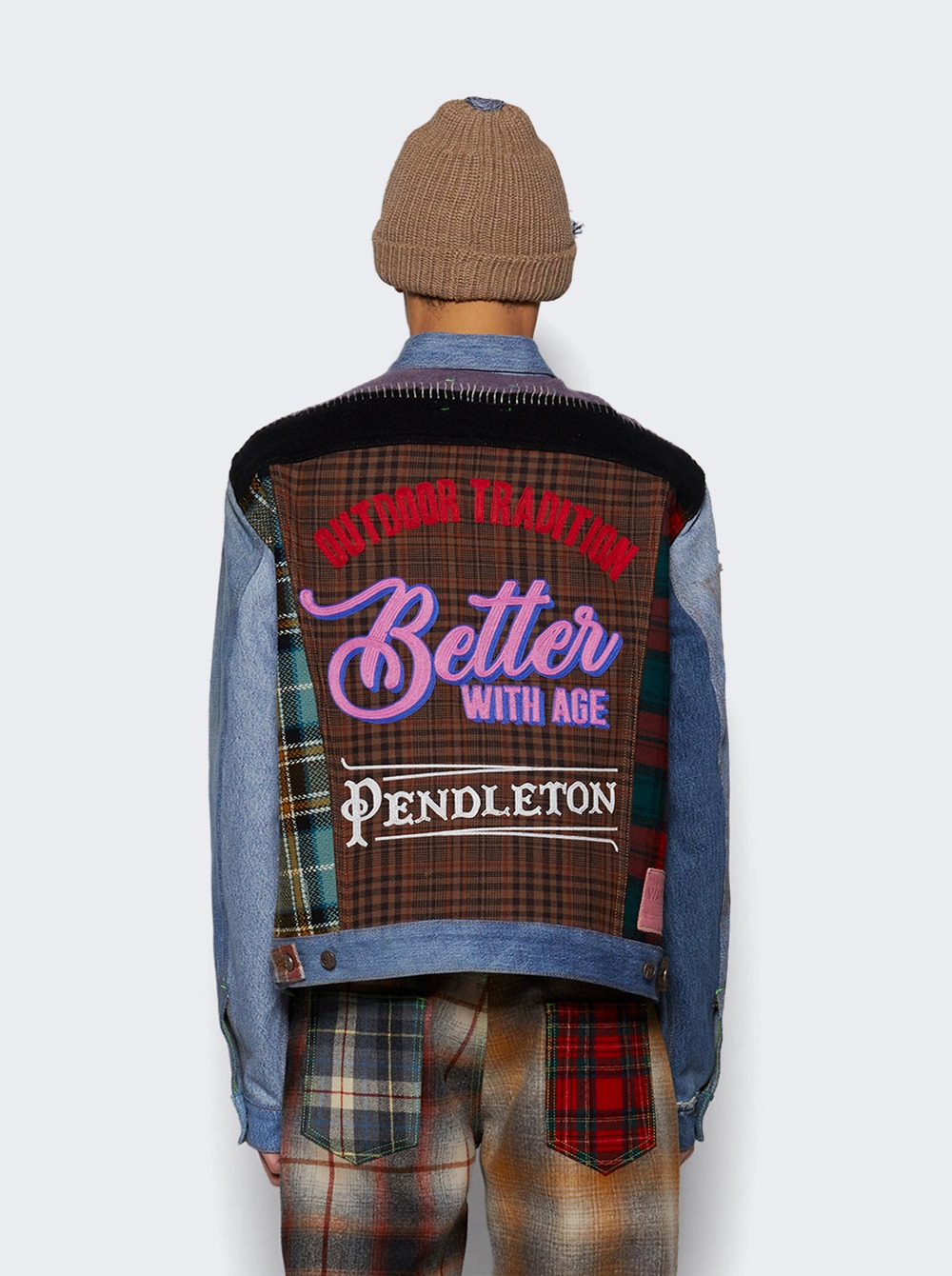 Albany Mixed Media Denim Jacket - 5