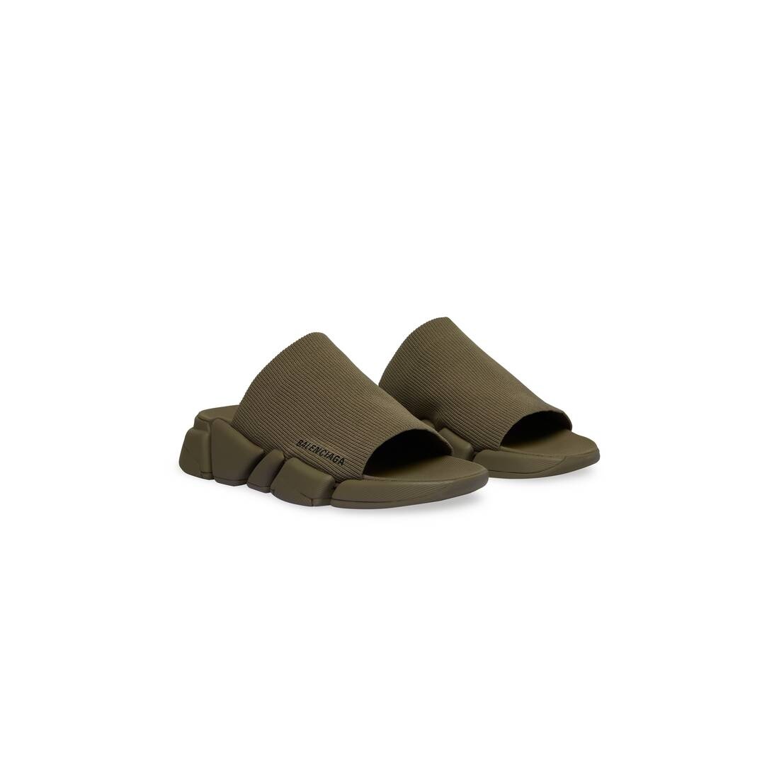 Men's Speed 2.0 Recycled Knit Slide Sandal in Brown - 2