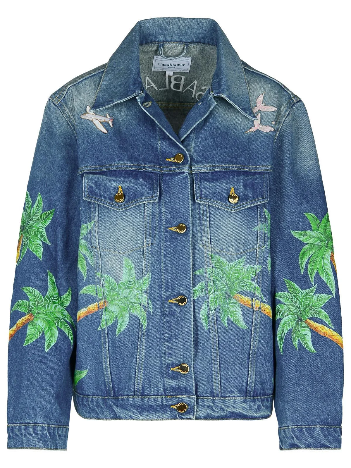 Casablanca Blue Denim Jacket Women - 1