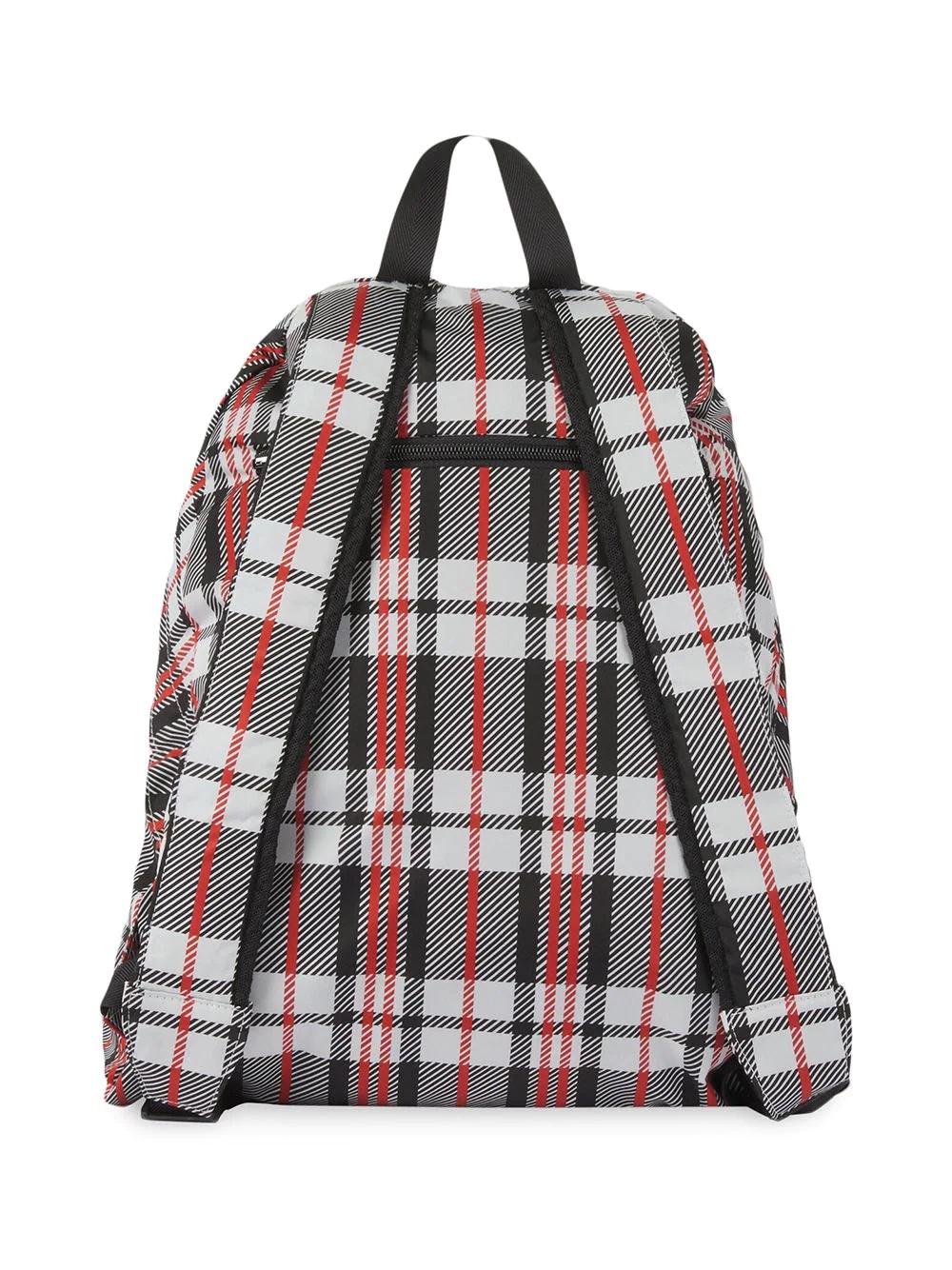 expandable plaid backpack - 2