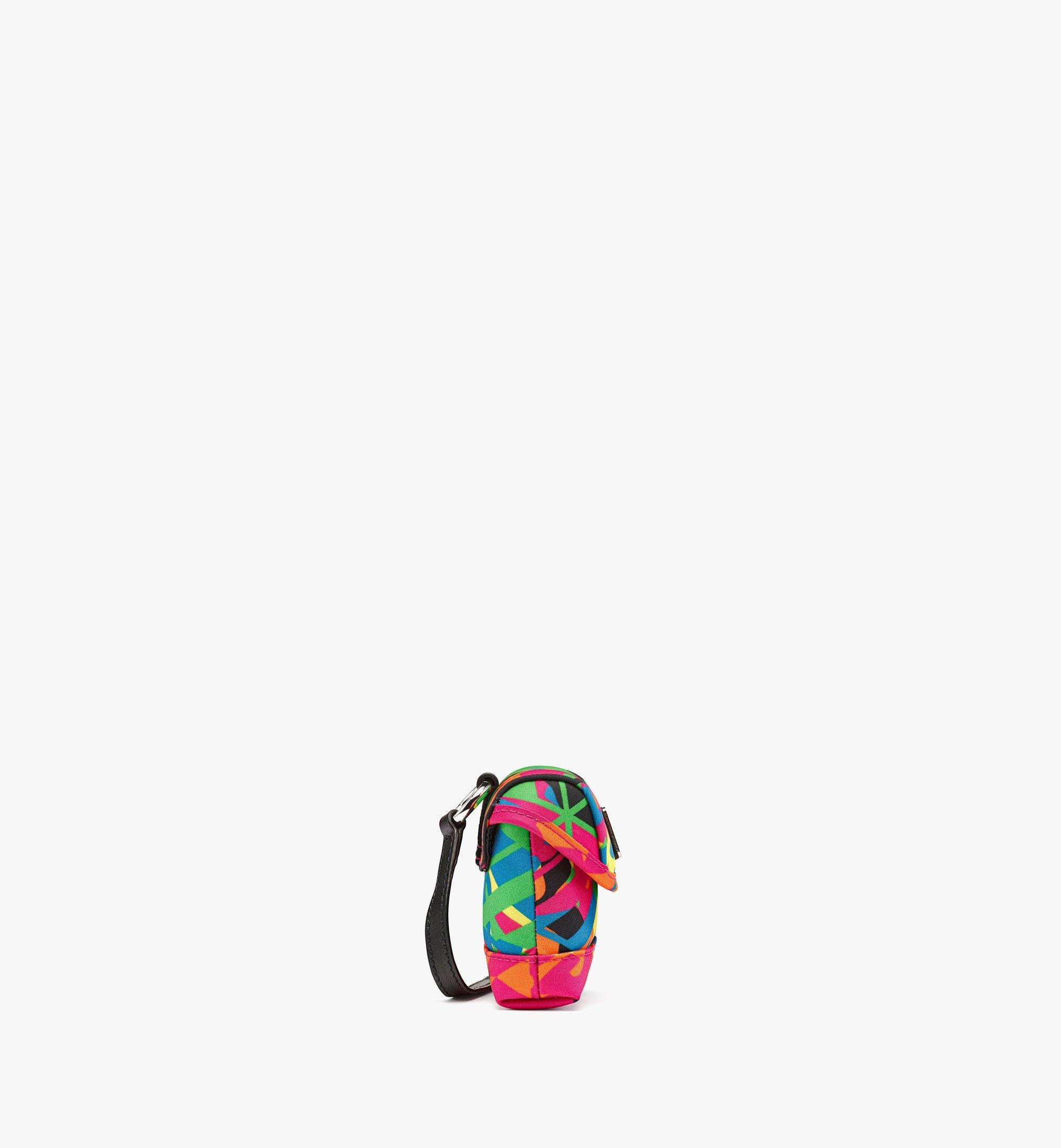 Aren Lanyard Pouch in Cubic Camouflage Nylon - 3