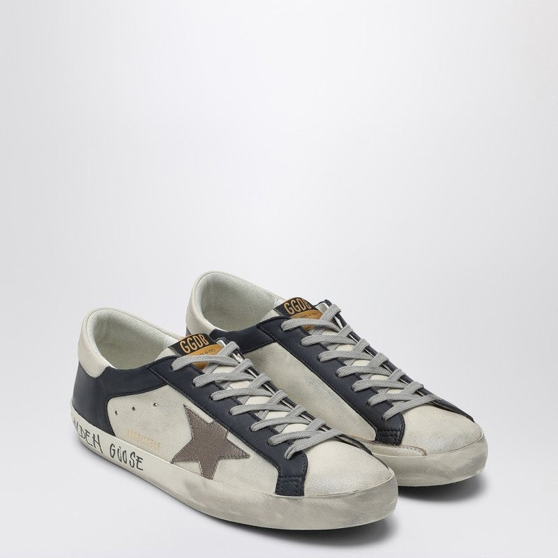 Golden Goose White/Blue Super Star Sneaker Men - 1