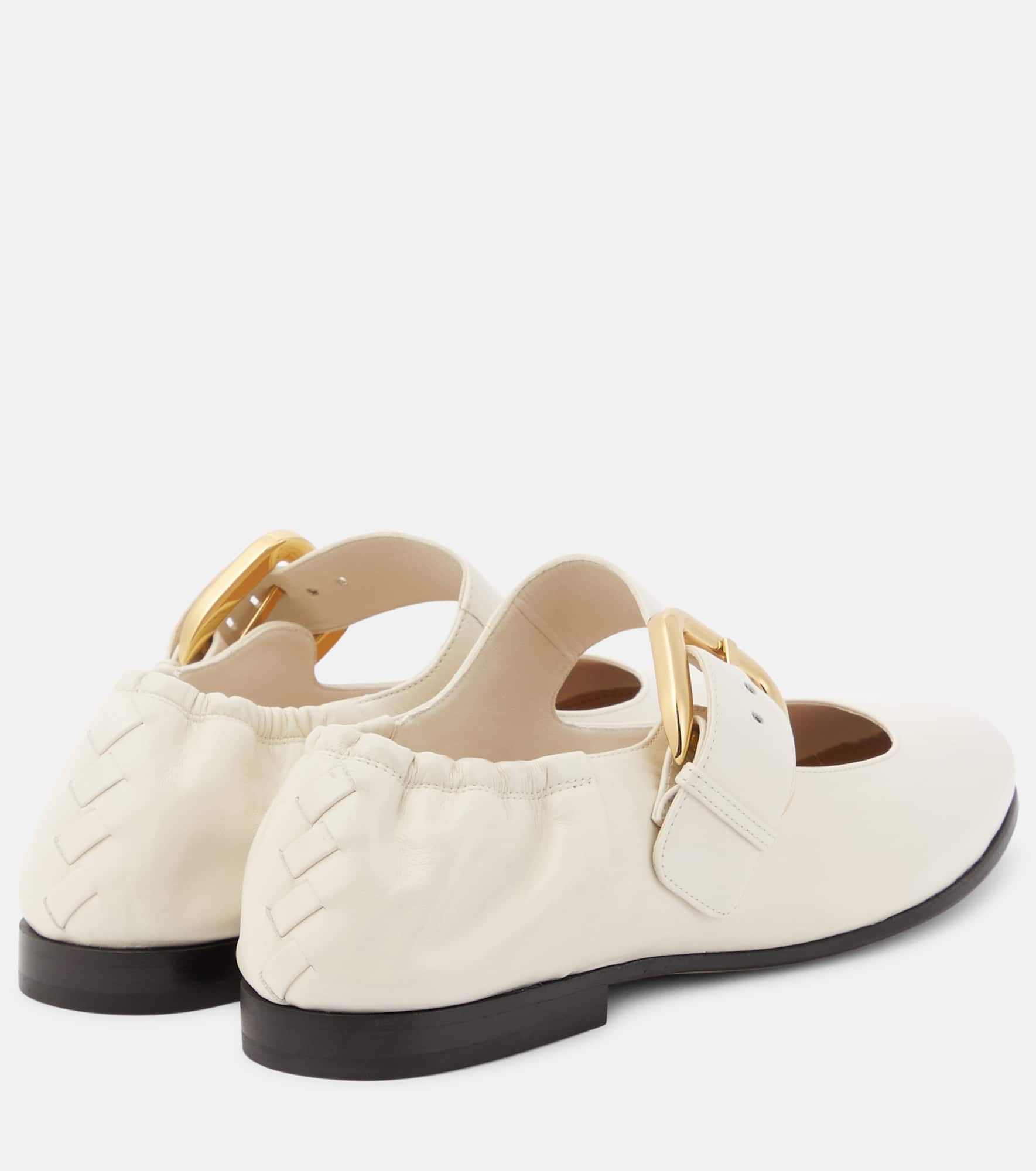 Astaire leather Mary Jane flats - 3