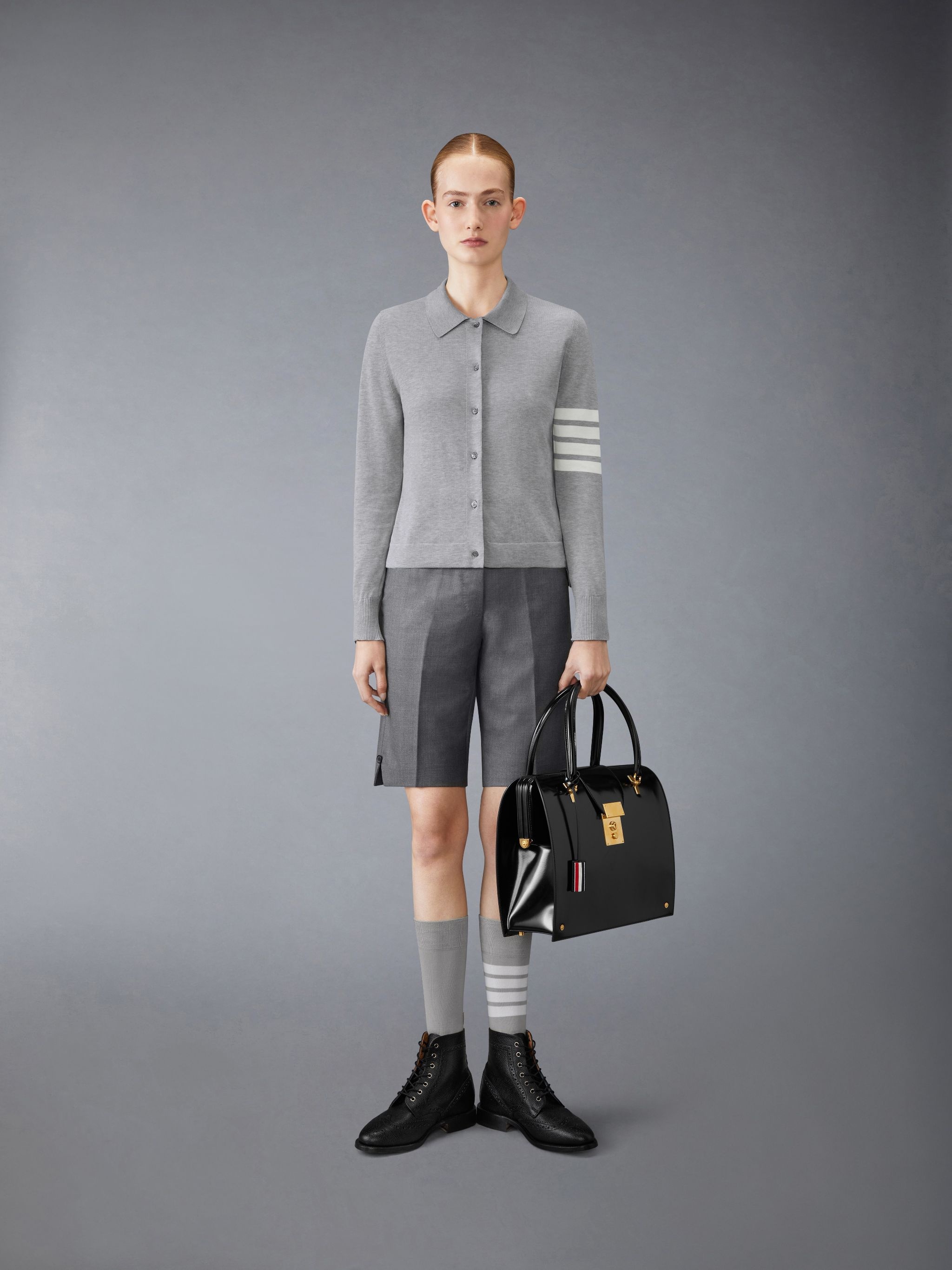 Cotton 4-Bar Shirt - 3