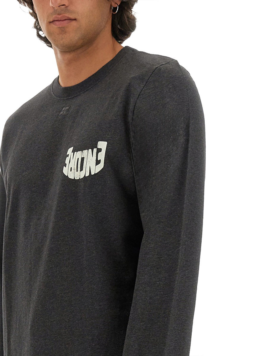 Courreges Men T-Shirt With Logo - 4