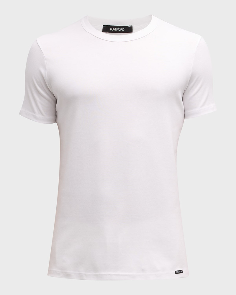 Men's Solid Stretch Jersey T-Shirt 1