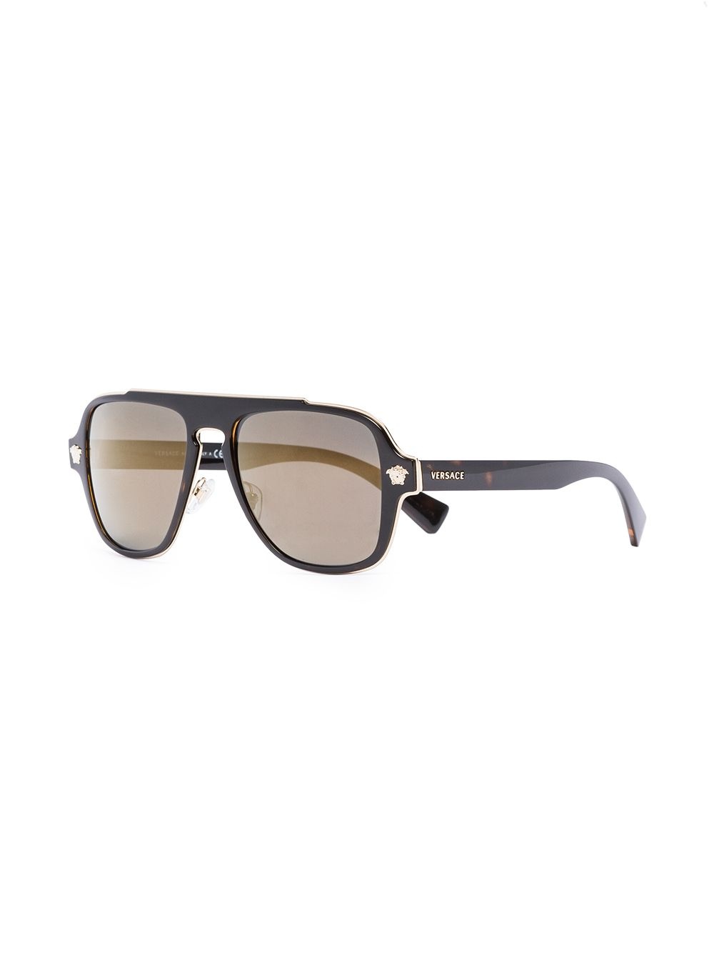 Medusa aviator-frame sunglasses - 3