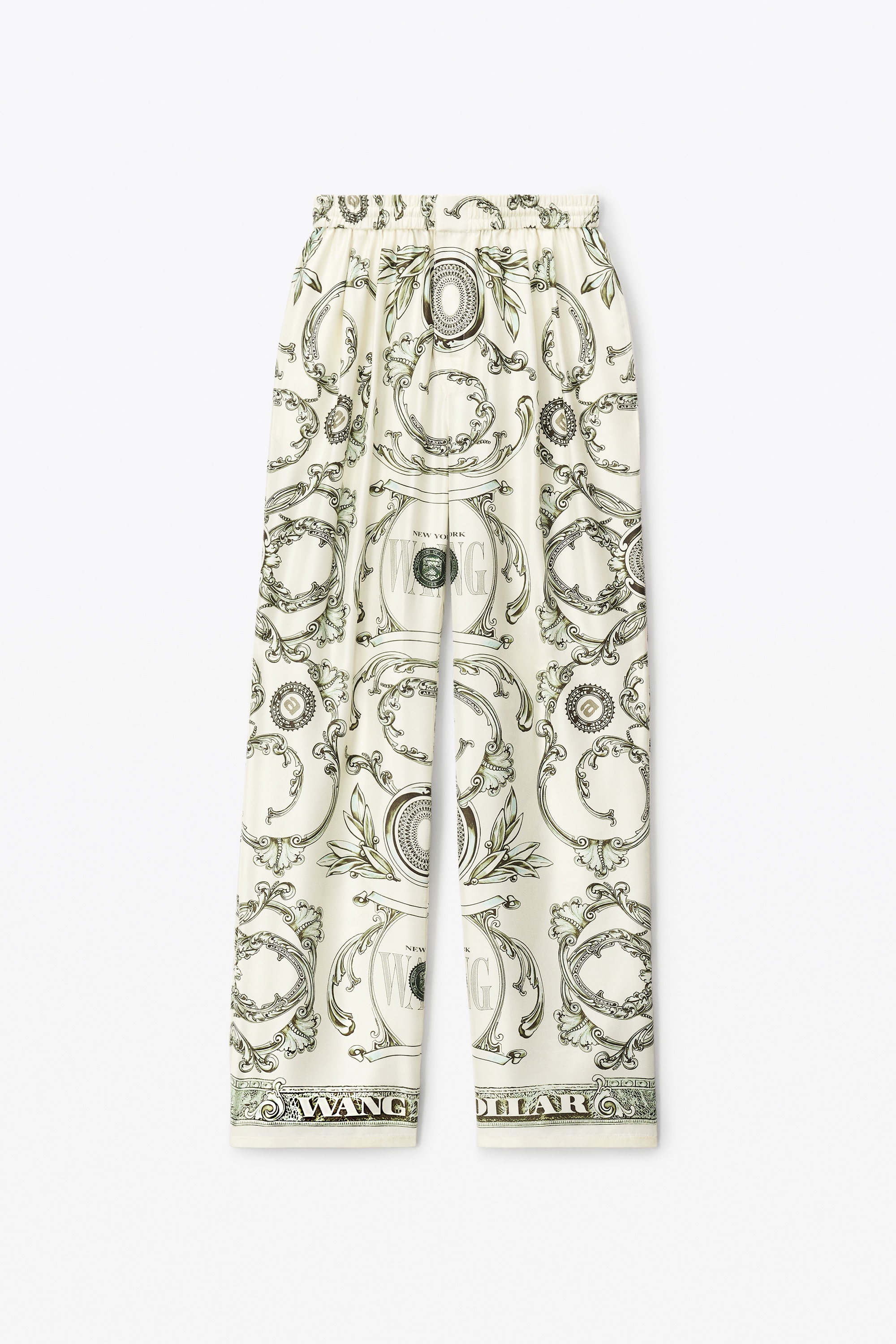 J.Crew Relaxed Pant In Paisley Twill in Green