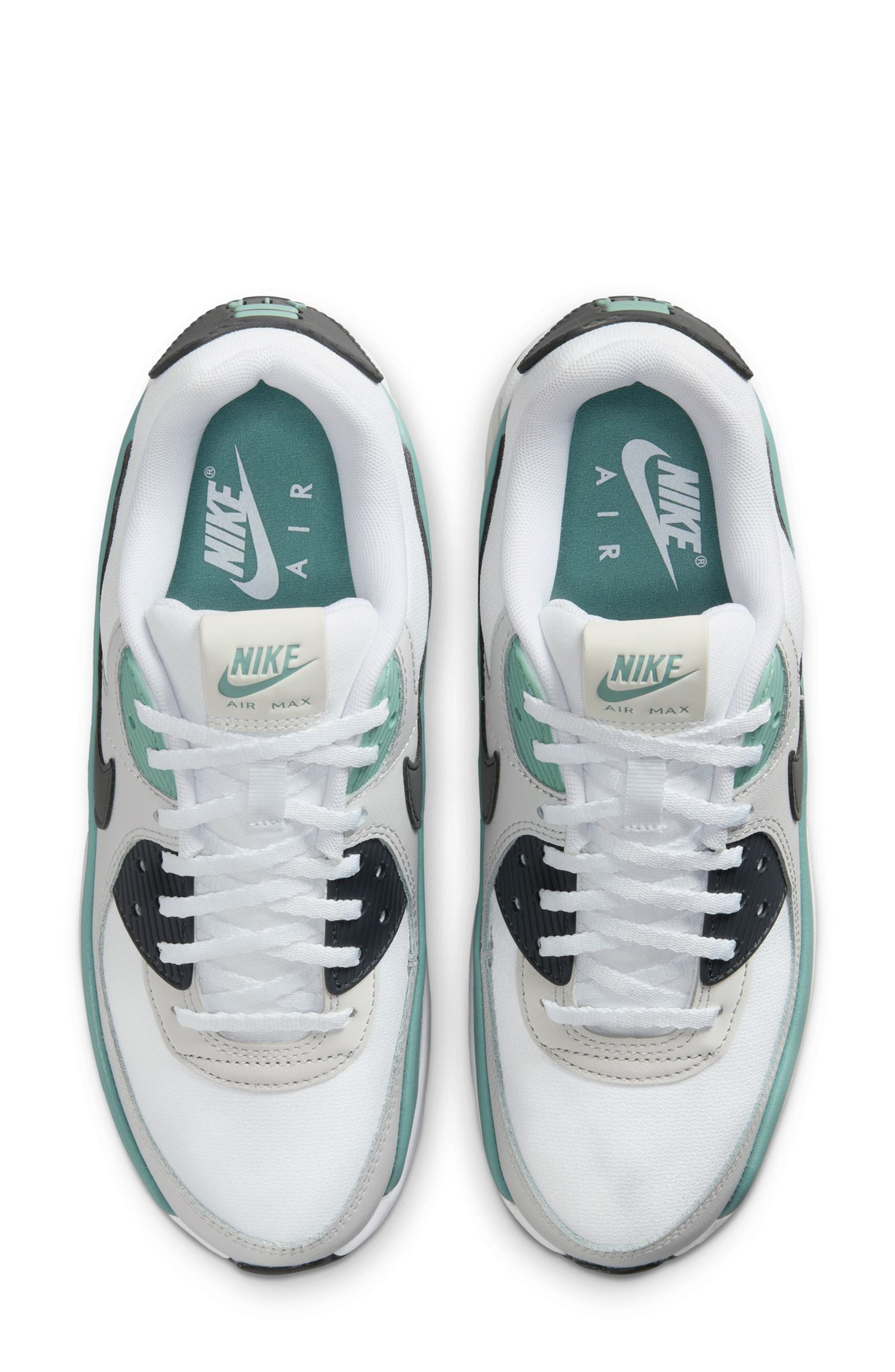 Nike Air Max 90 LV8 Platform Sneaker in White/Anthracite/Cannon at Nordstrom - 3