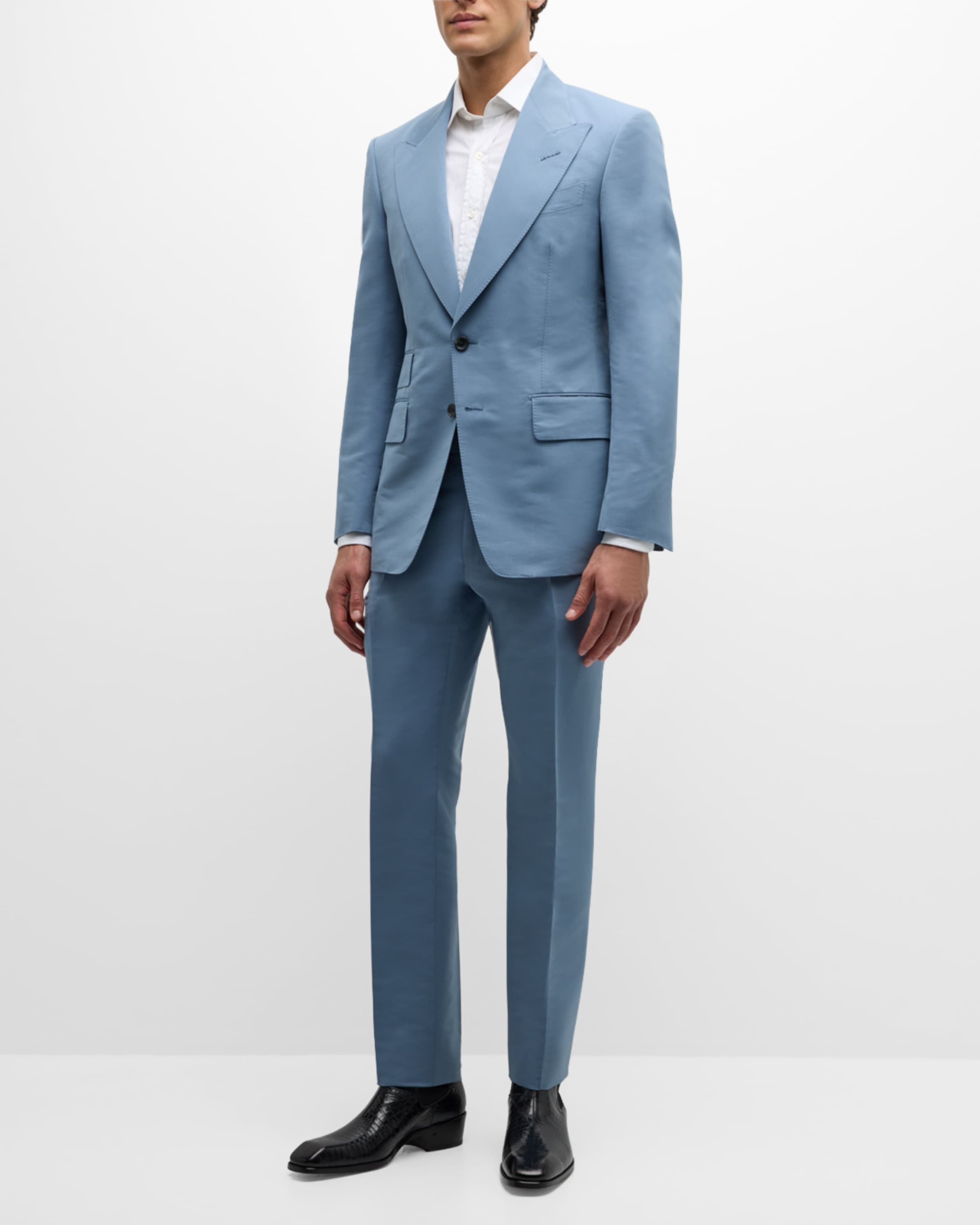 Men's Shelton Piece-Dyed Poplin Suit - 3