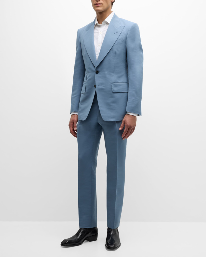 Men's Shelton Piece-Dyed Poplin Suit 3