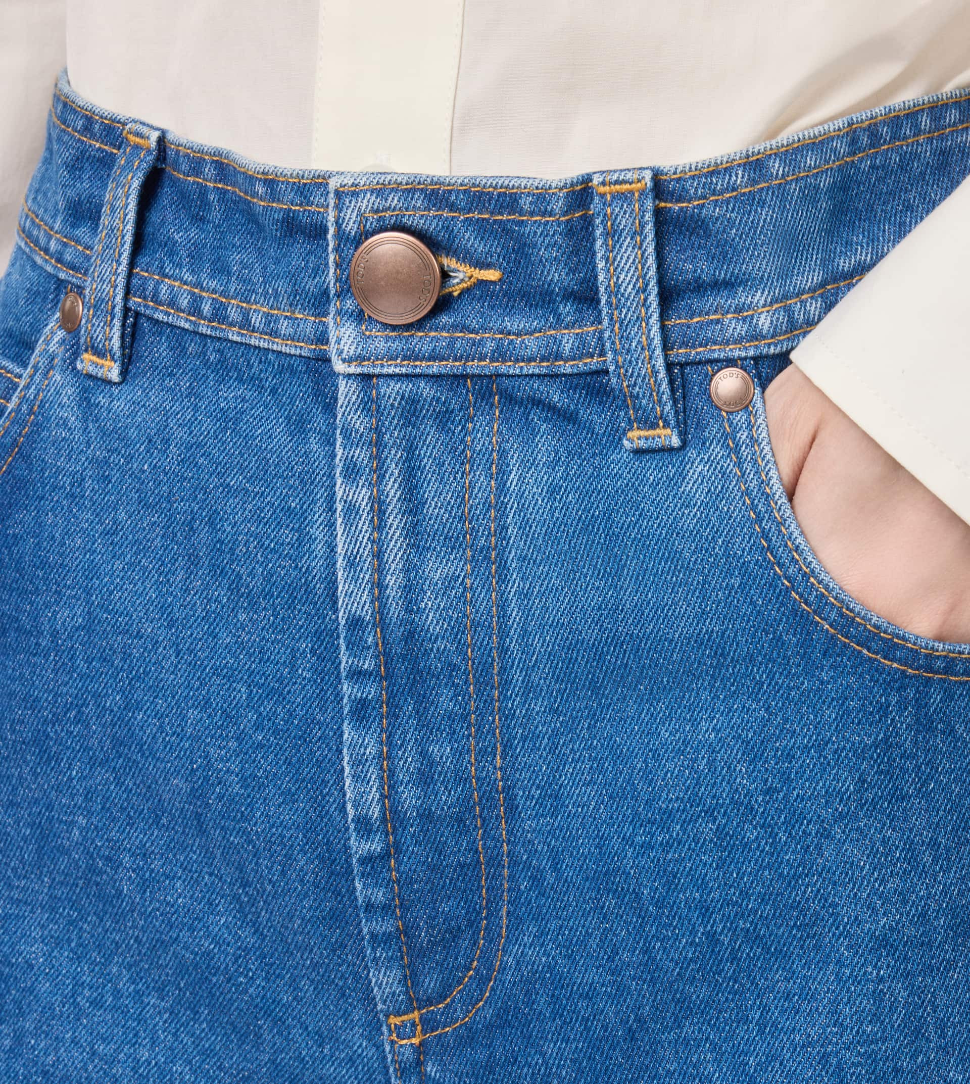 5 POCKET JEANS - BLUE - 5