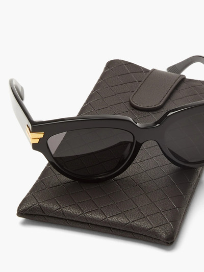 Bottega Veneta Cat-eye acetate sunglasses outlook