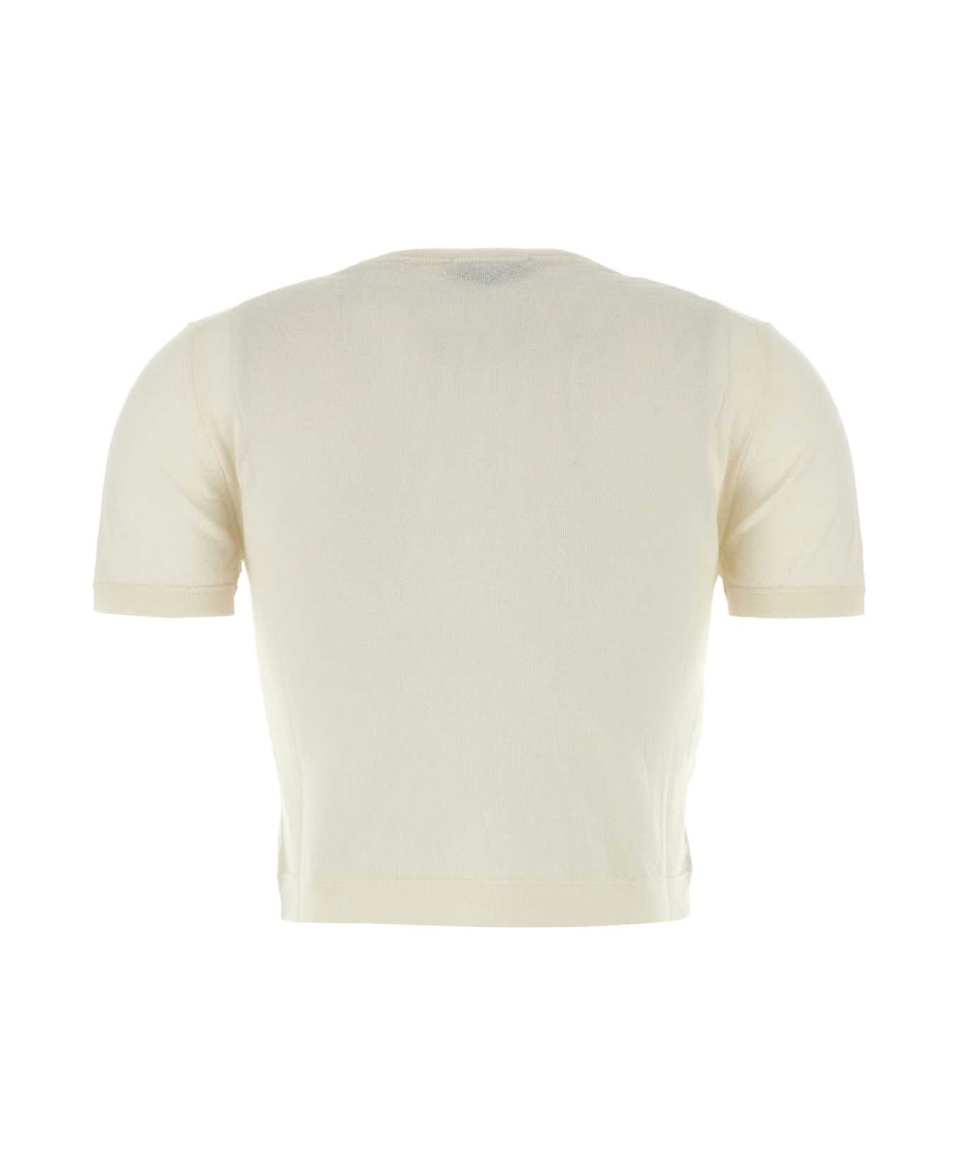 Ivory Cashmere Sweater - 2