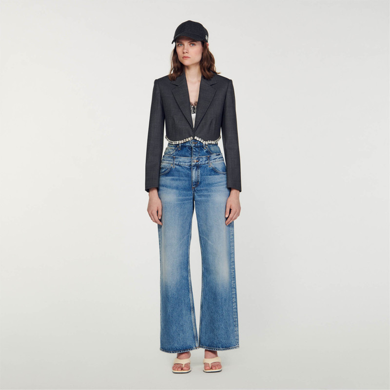 Sandro SHORT SUIT JACKET outlook