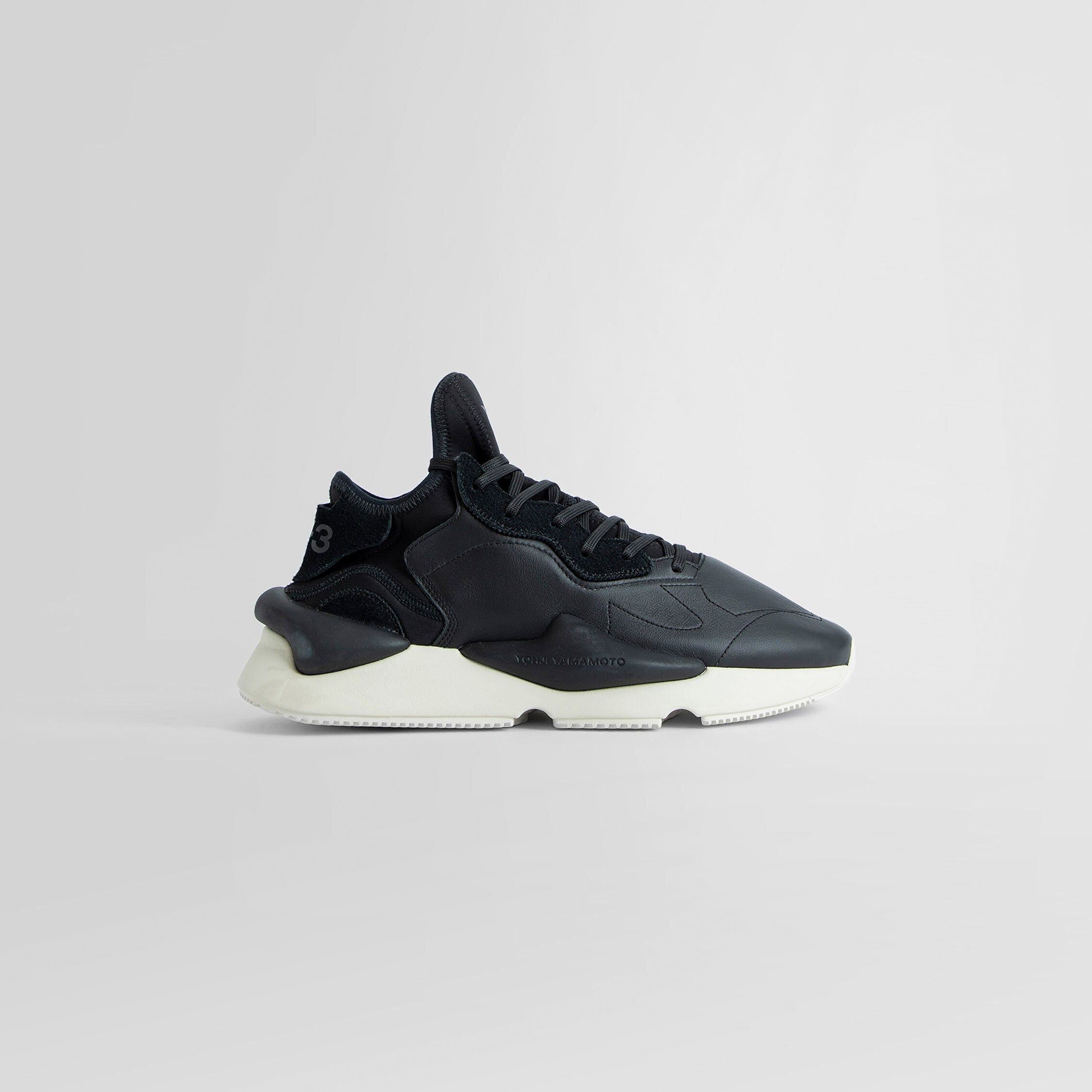 Y-3 UNISEX BLACK SNEAKERS - 7