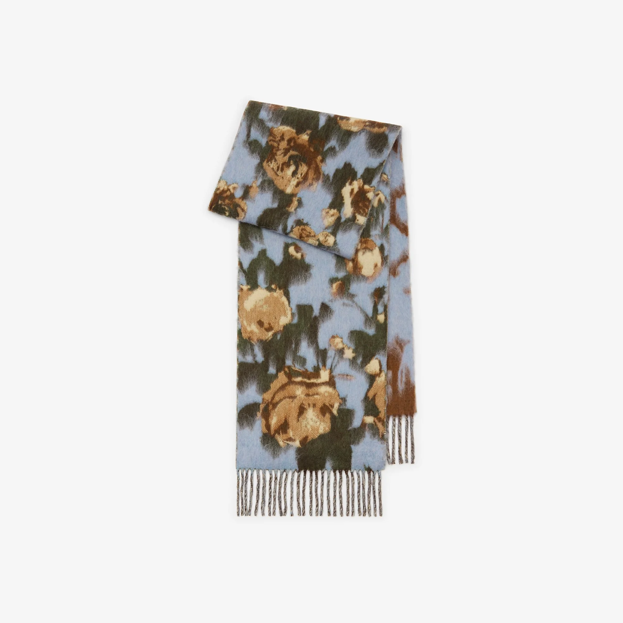 Rose Alpaca Wool Blend Scarf - 1