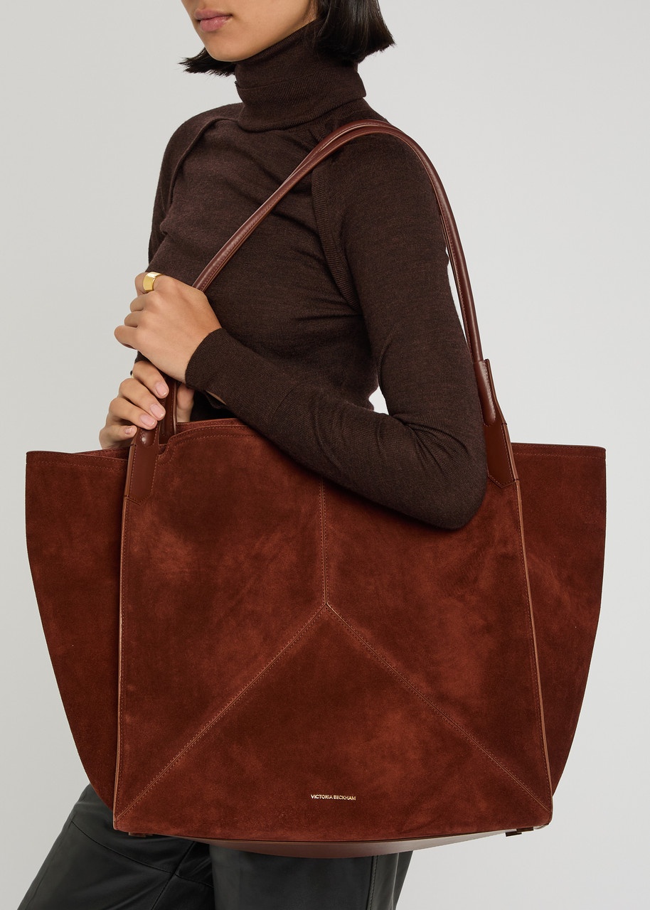 Victoria Beckham Victoria Panelled Suede Tote - 5