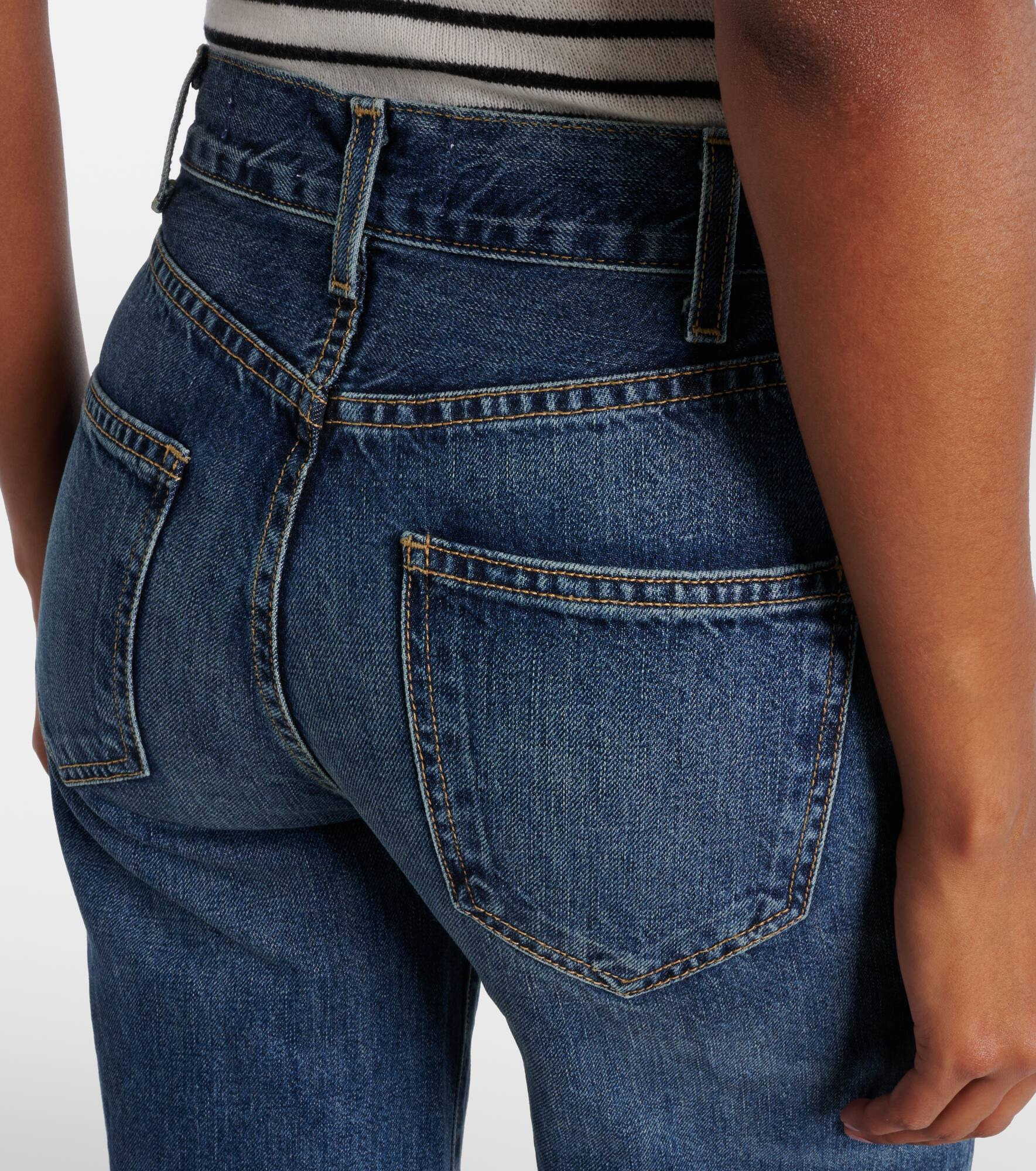 Salome mid-rise wide-leg jeans - 6