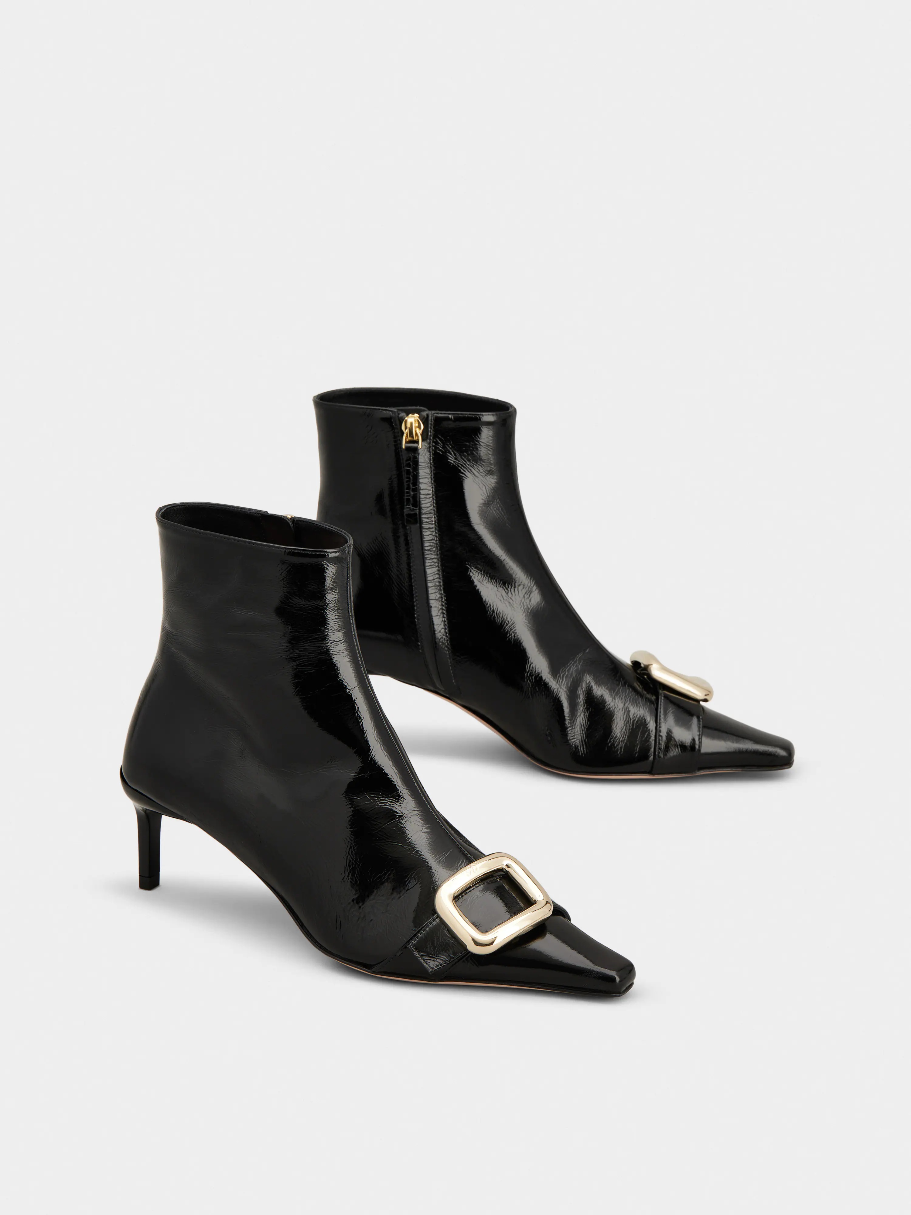 Viv' Canard Booties in leather - 2