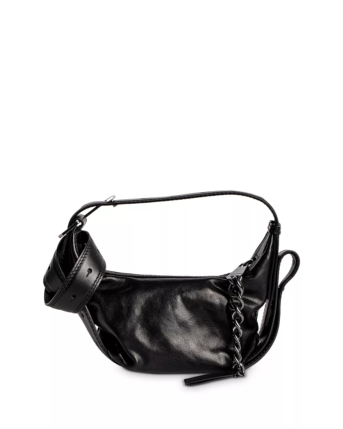 Le Cecilia Small Smooth Leather Shoulder Bag - 3