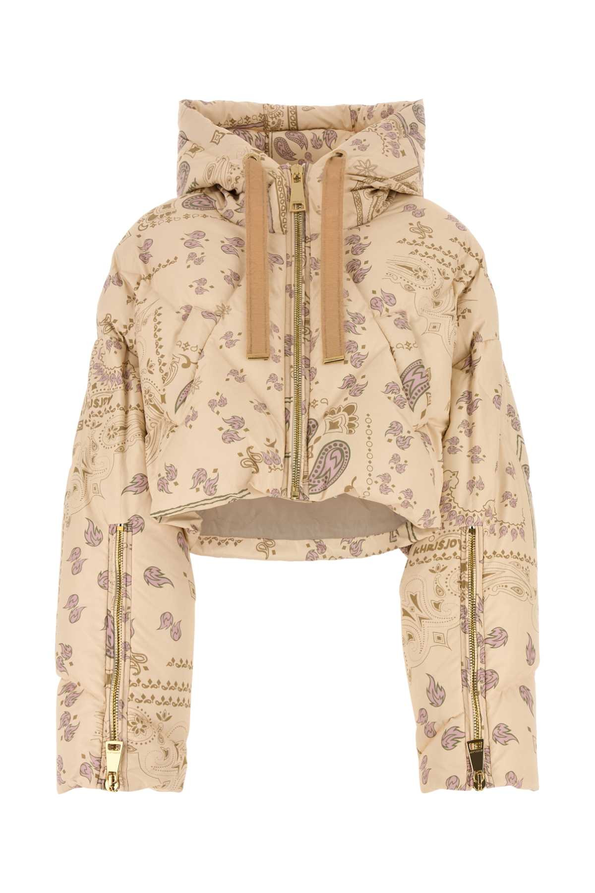 Khrisjoy Women Printed Polyester Down Jacket - 1