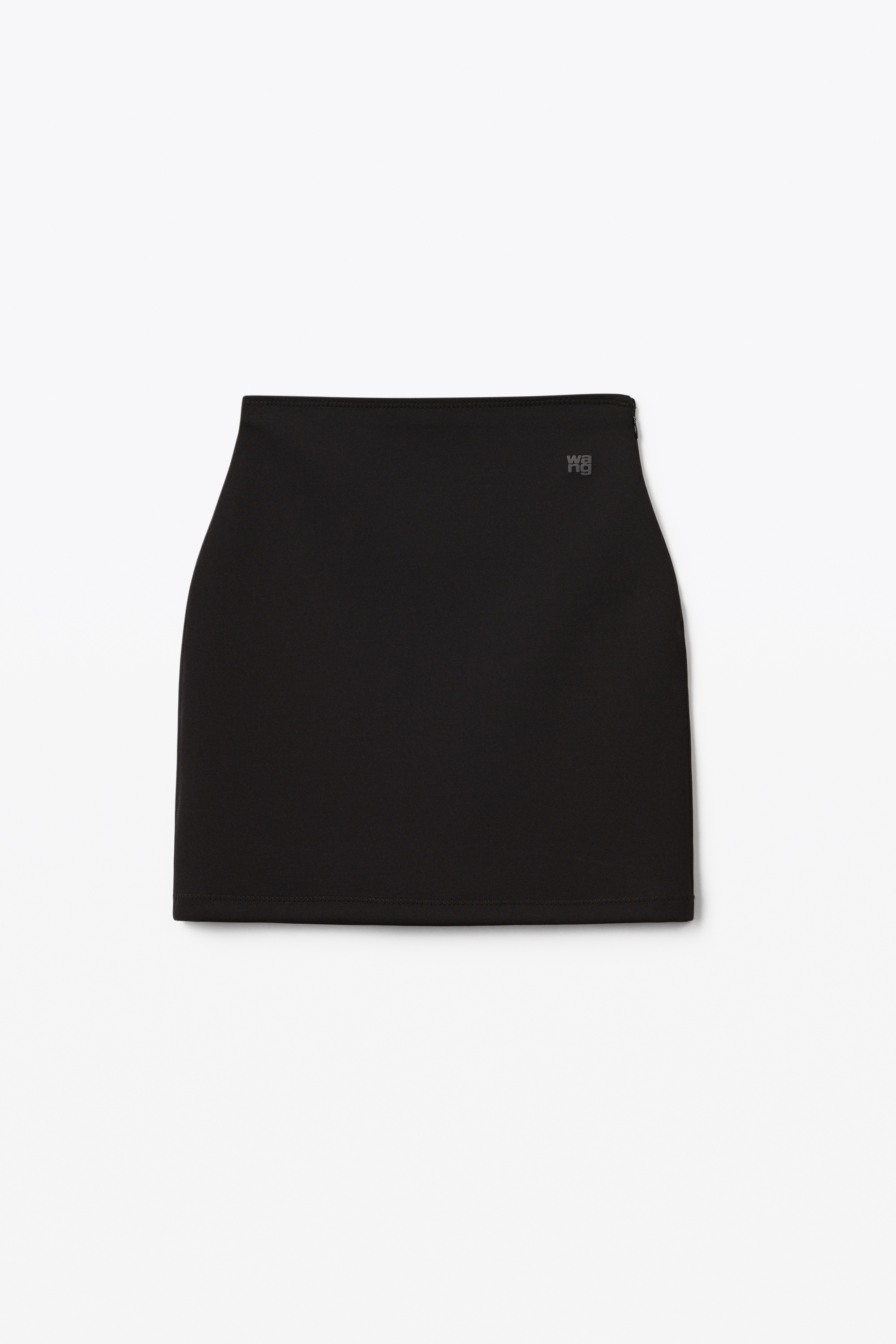 MINI SKIRT IN NEOPRENE JERSEY - 1