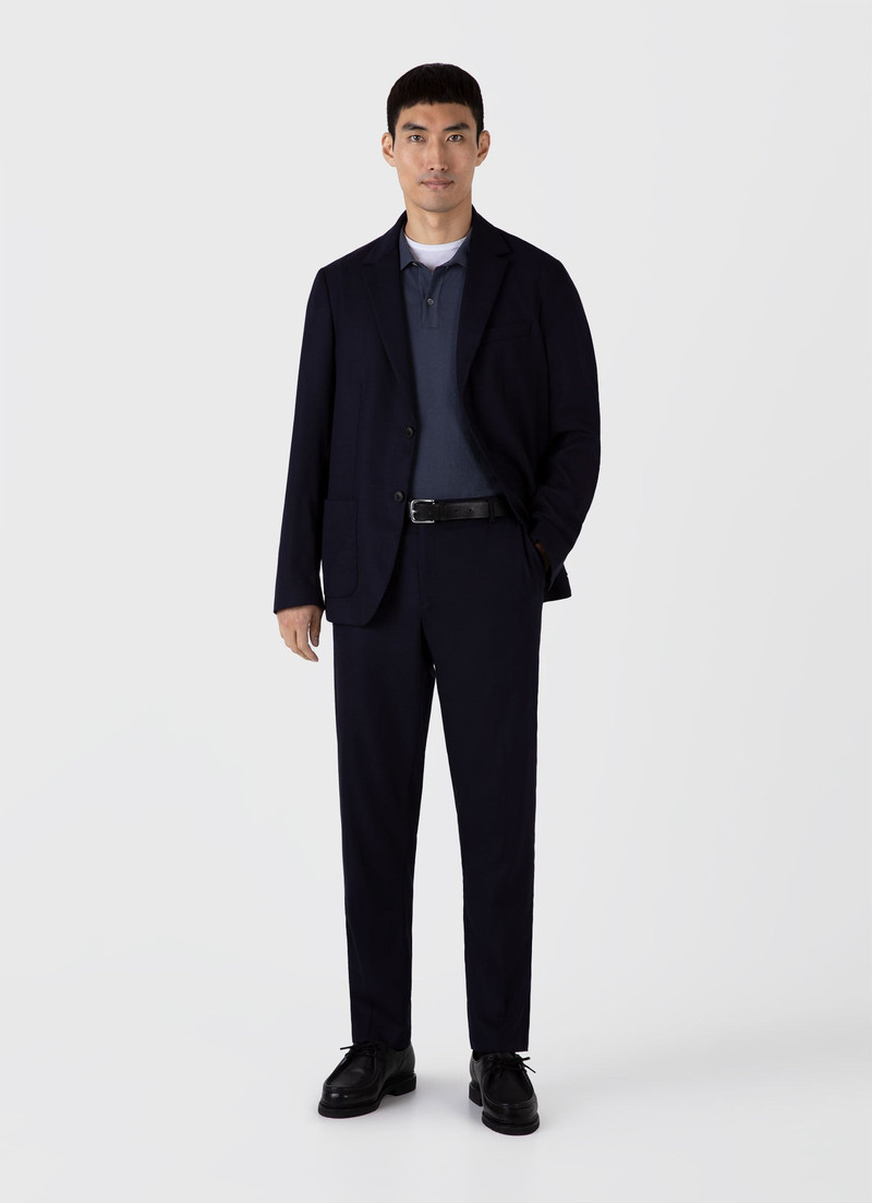 Sunspel Ice Cotton Polo Shirt outlook