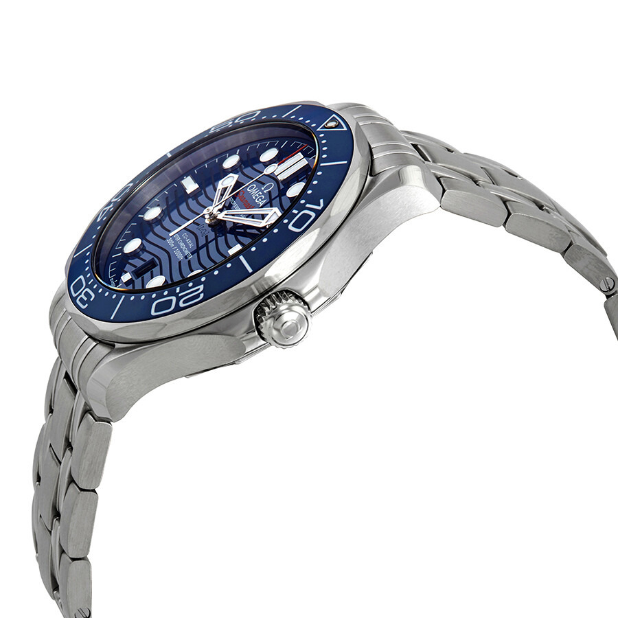Pre-owned Omega Seamaster Blue Dial Men's Watch 210.30.42.20.03.001 - 2