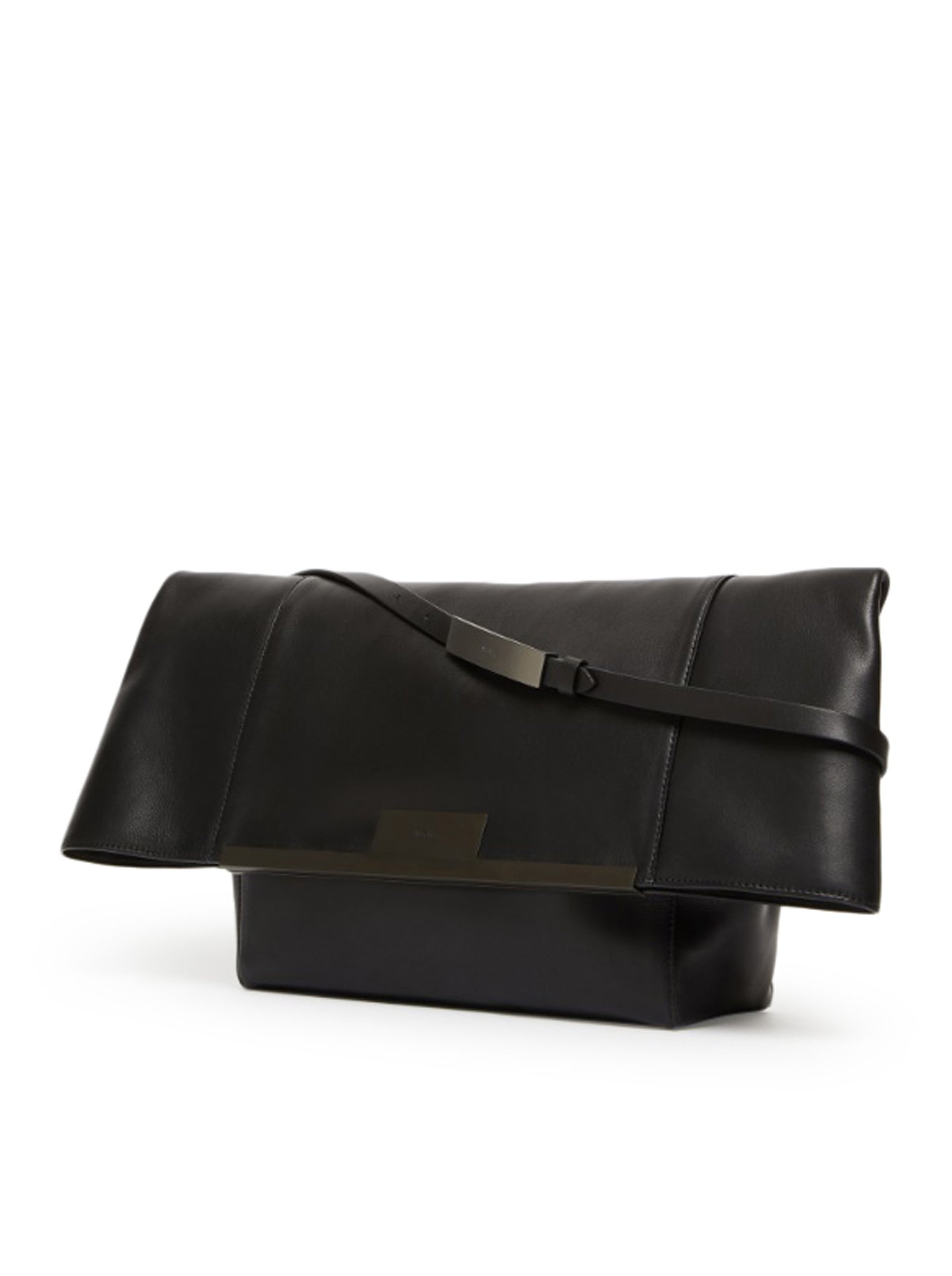 LARGE CLUTCH IN NATURAL LEATHER - 3