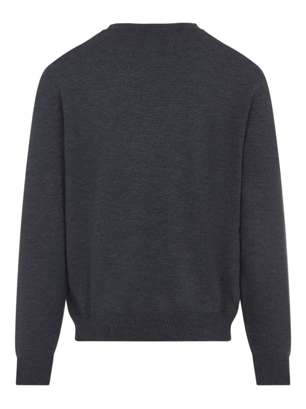 Pegasus-embroidered crew-neck sweater - 2