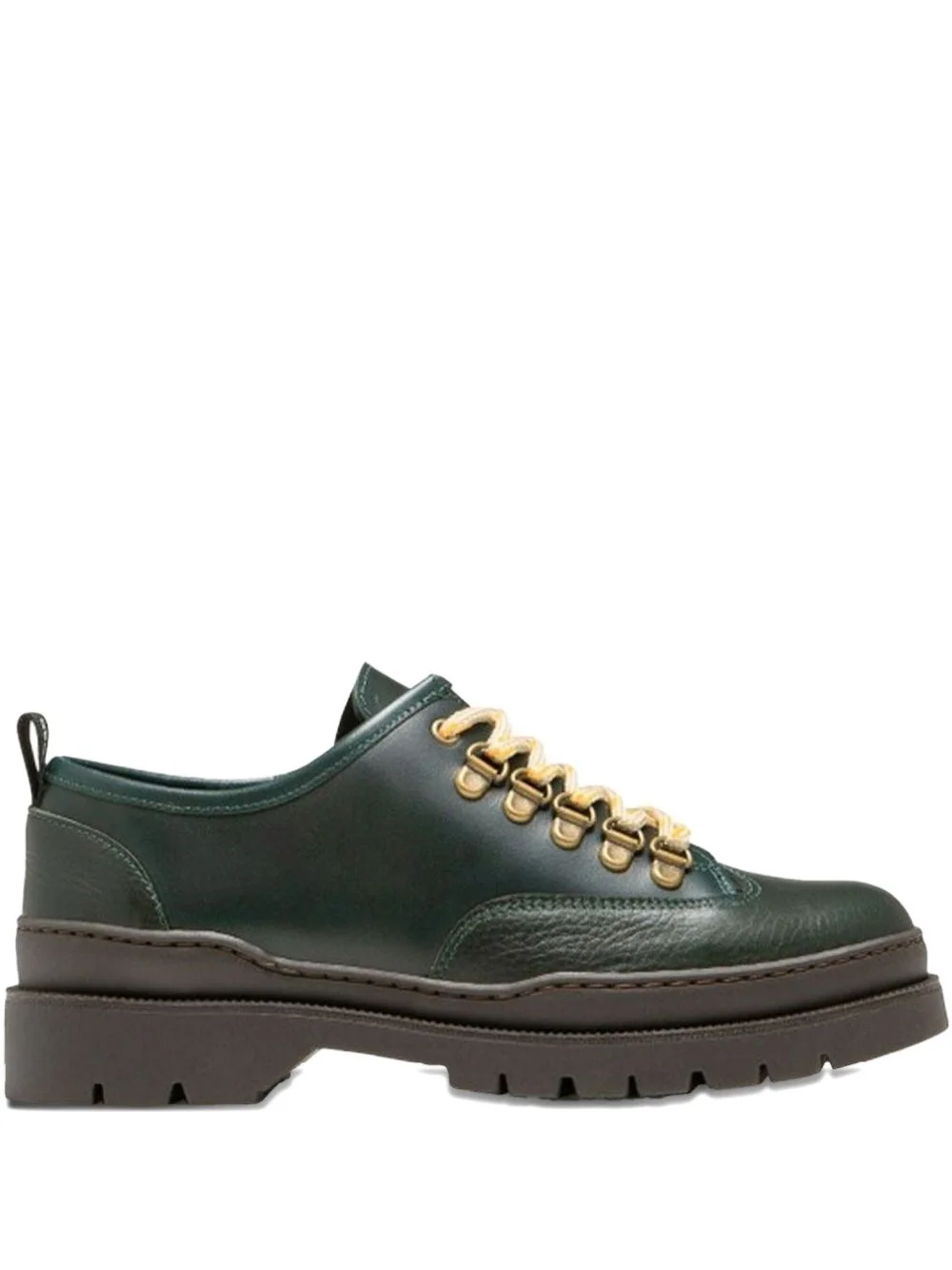 Courrier CG eyelet leather derby shoes - 1