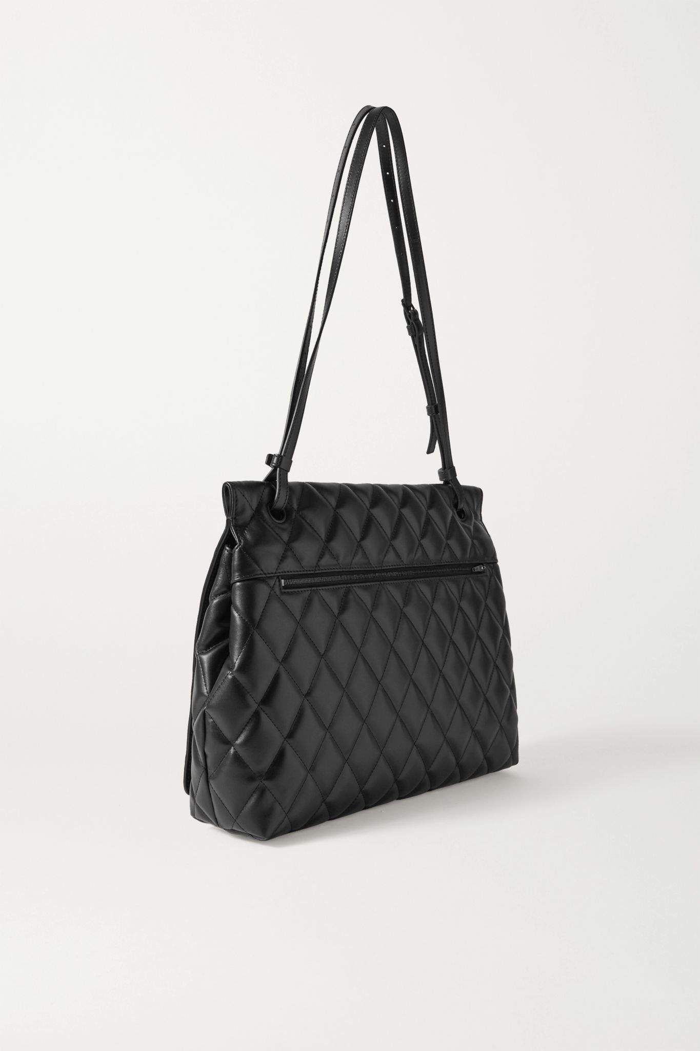 Touch quilted leather shoulder bag - 3