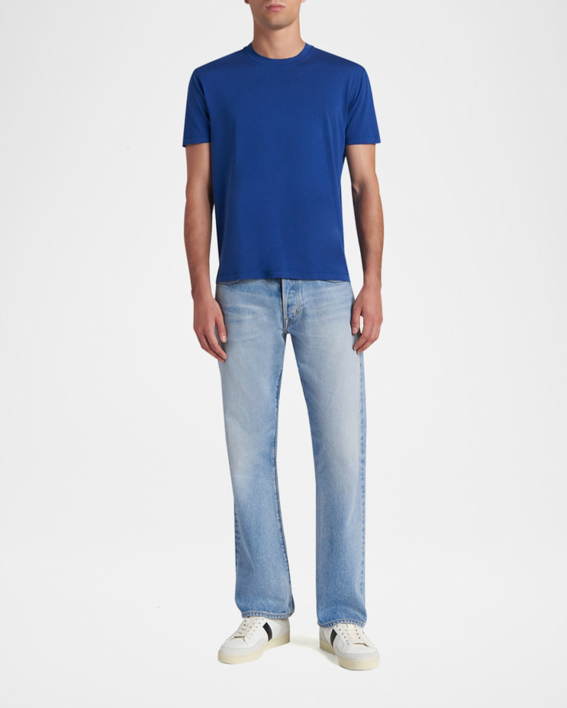 TOM FORD Men's Lyocell-Cotton Crewneck T-Shirt outlook