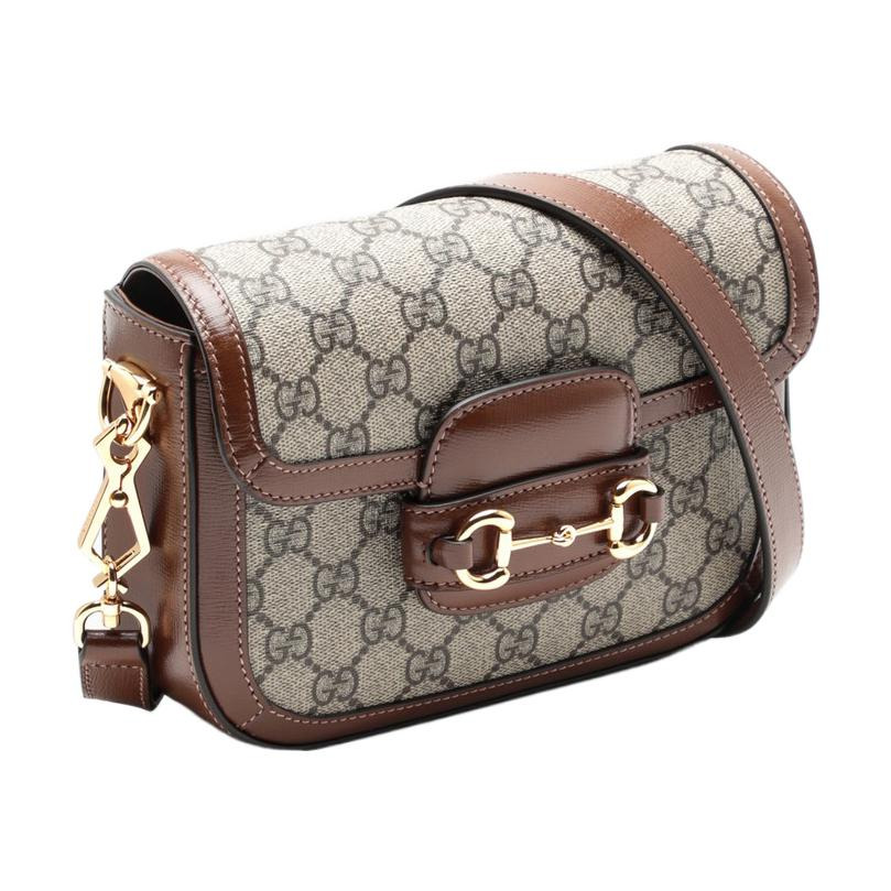 (WMNS) Gucci Horsebit 1955 Retro Shoulder Messenger Bag 'Ebony Brown' 658574-HUHHG-8565 - 2