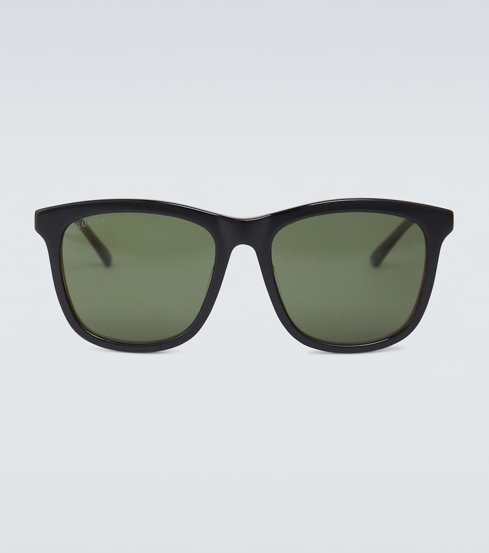 Square-frame acetate sunglasses - 1