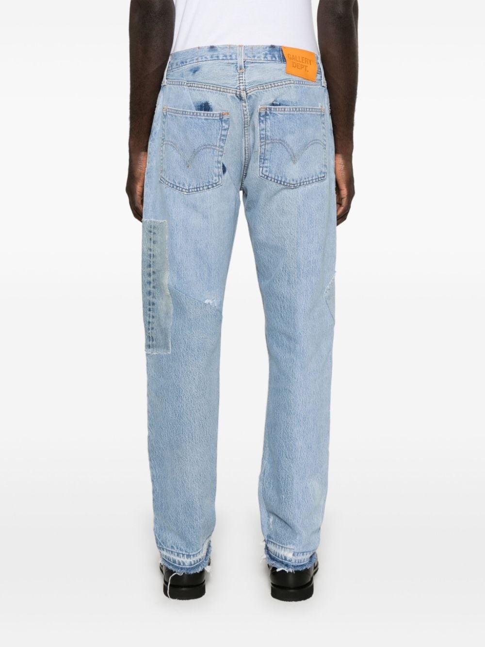patchwork-detail jeans - 5