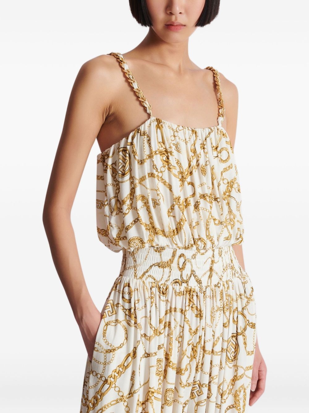 graphic-print jumpsuit - 7