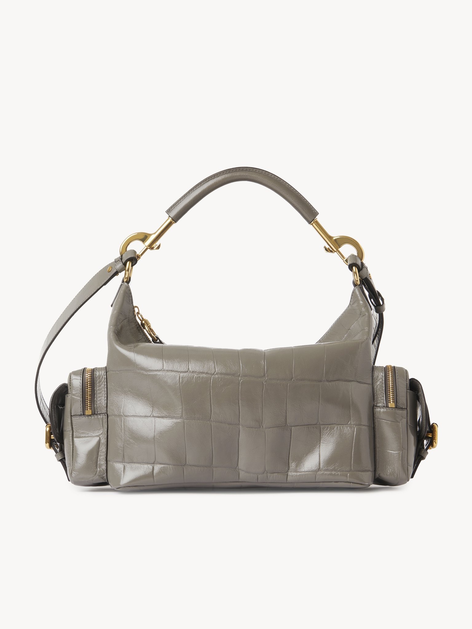 CAMERA BAG IN CROCO-EFFECT LEATHER - 4