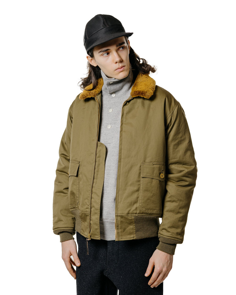 The Real McCoys MJ25117 Type B-10 Real McCoy MFG.Co Olive outlook
