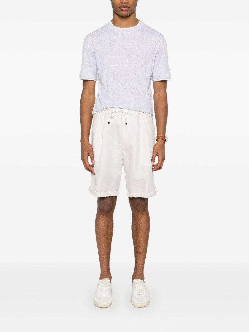 Brunello Cucinelli drawstring-waistband shorts outlook