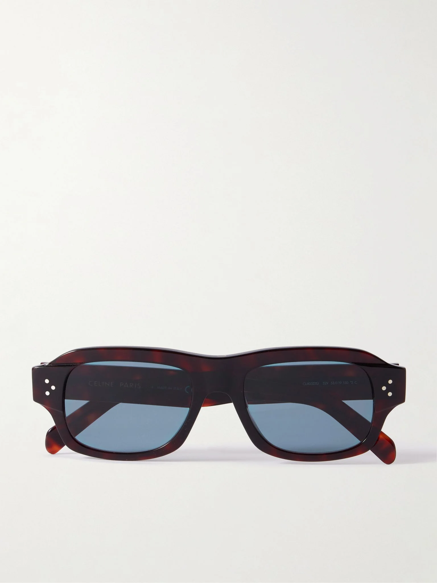 Square-frame tortoiseshell acetate sunglasses Brown - 1