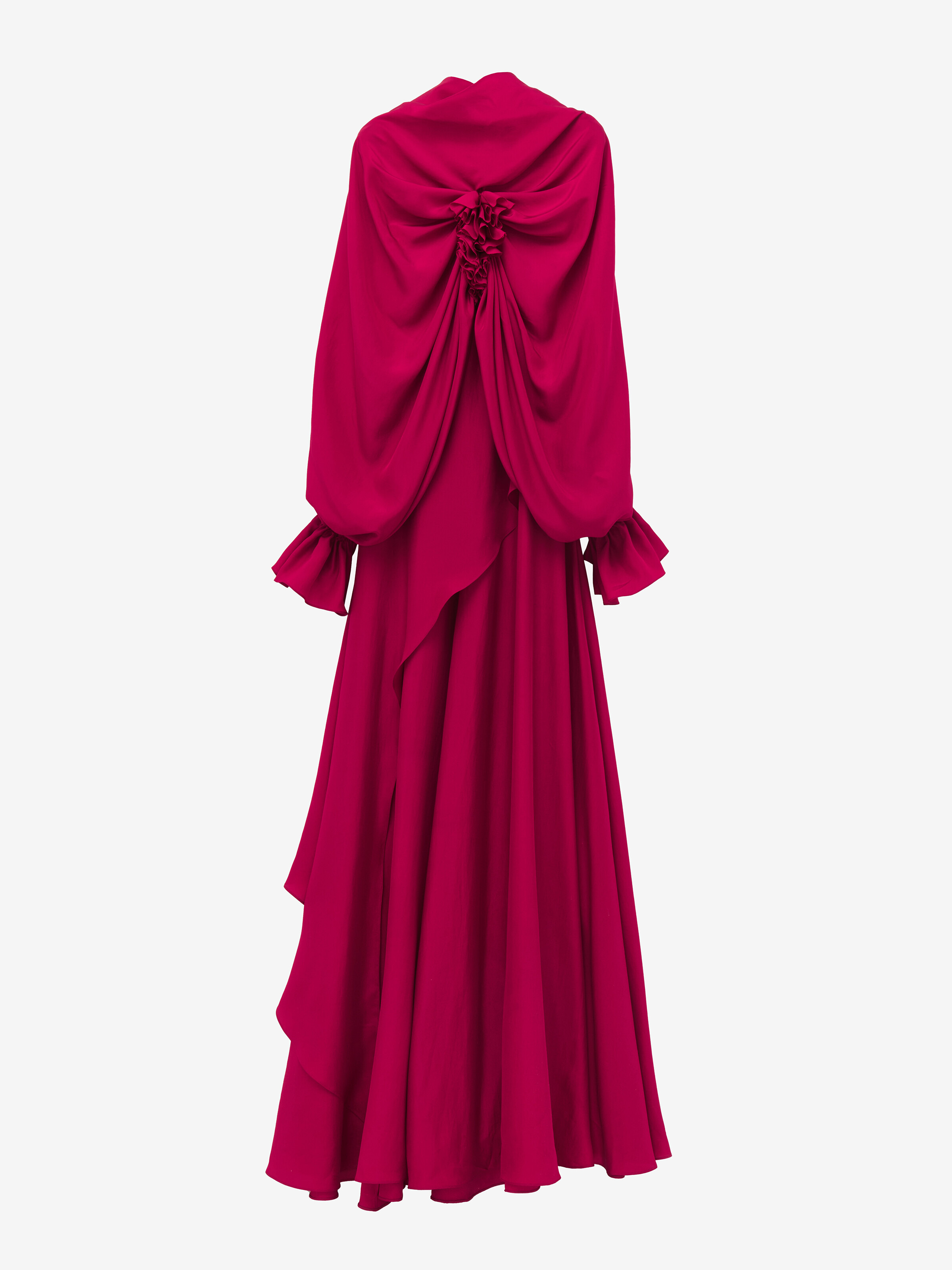 Draped Evening Dress - 1