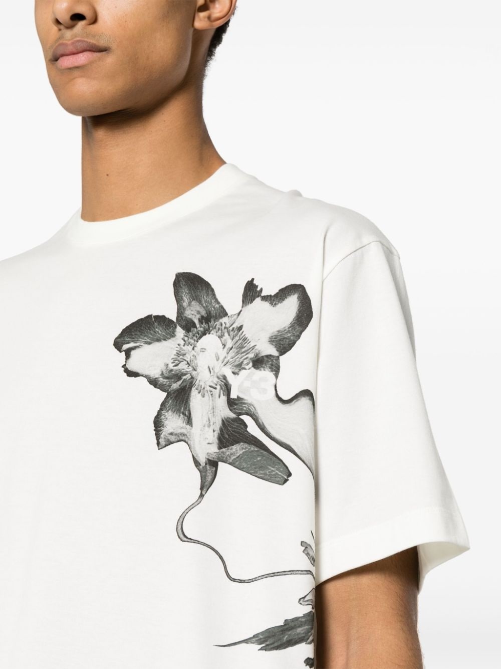 x Adidas floral-print T-shirt - 6