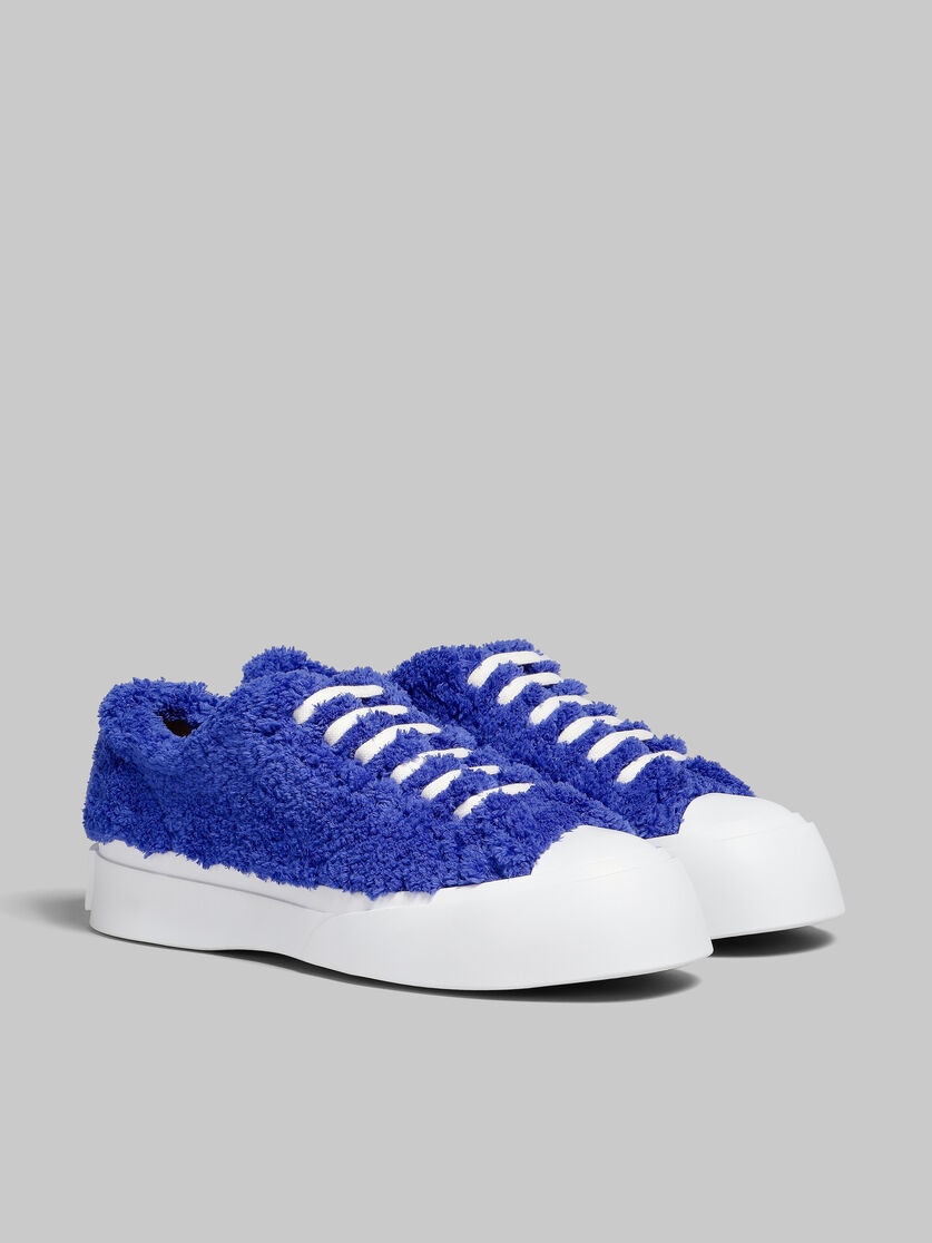BLUE TERRY PABLO LACE-UP SNEAKER - 2